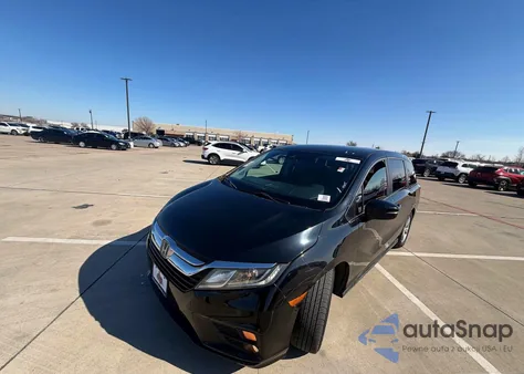 2019 Honda Odyssey Ex z USA, uszkodzony, nr VIN 5FNRL6H58KB005579